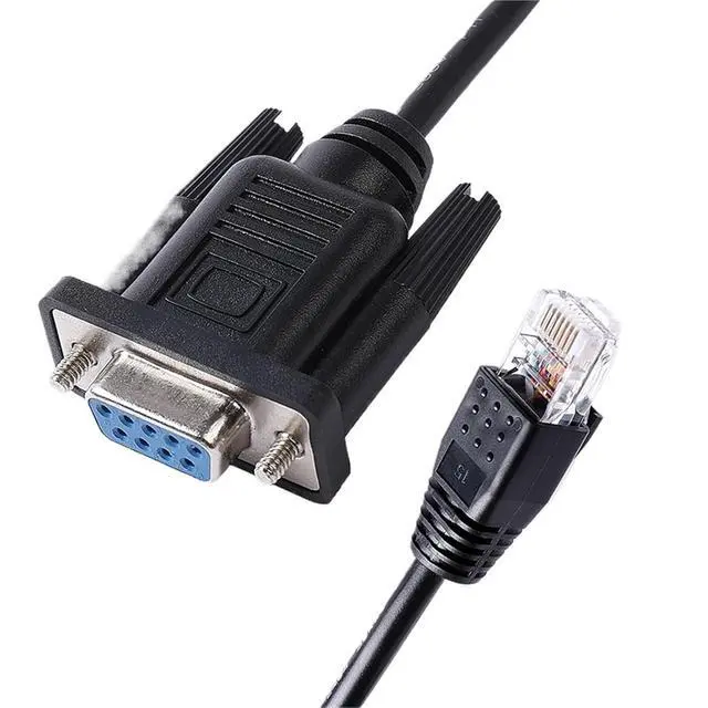 Alt view image 3 of 4 - 9 Pin D-Sub DB9 Female to RJ45 8P8C RS232 Serial Communication Cable for Connecting LS-7000 Series to PC/PLC(1.8M)