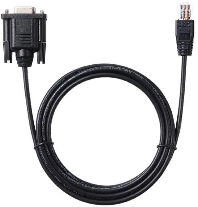 Main image of 9 Pin D-Sub DB9 Female to RJ45 8P8C RS232 Serial Communication Cable for Connecting LS-7000 Series to PC/PLC(1.8M)