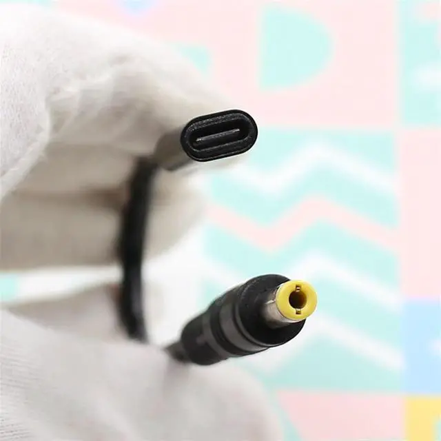 Alt view image 3 of 4 - 1pcs USB 3.1 Type C USB Female to DC 5.5 * 2.5 mm 5.5 * 2.5 Male Power Charger Adapter Connector Adaptor