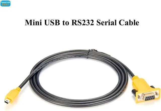 Alt view image 2 of 5 - M/i/ni USB to Serial Adapter Cable M/i/ni USB to RS232 DB9 Female Converter Cable F/;TD/;1 Chipset Compatible with The Windows 11,10,8,7,Vista,Linux