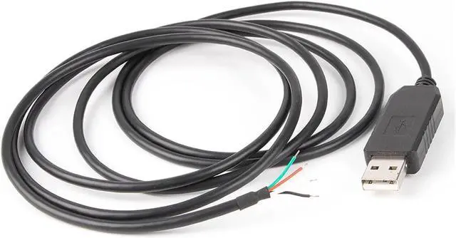 Main image of USB Serial Cable RS232 Converter Wire End WE 4 Pins F/;TD/;1 4P Adapter 1.8M