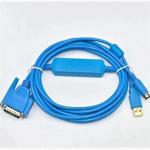 Alt view image 2 of 3 - USB8550 USB-AFP8550 Programming Cable for FP1 FP3 FP5 USB to RS422 DB15 MD8 Dual Connectors