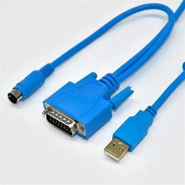Alt view image 3 of 3 - USB8550 USB-AFP8550 Programming Cable for FP1 FP3 FP5 USB to RS422 DB15 MD8 Dual Connectors