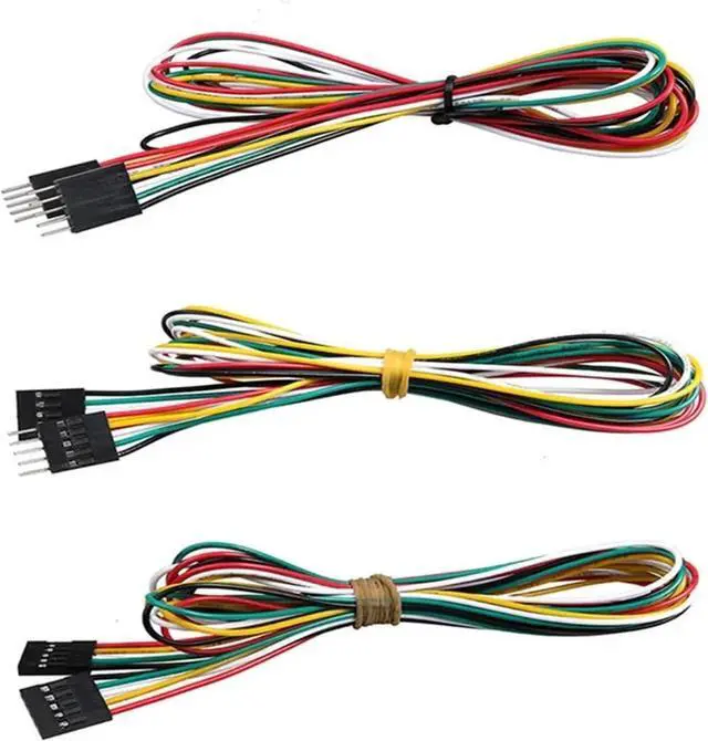 Alt view image 7 of 7 - 10PCS 2.54MM Pitch Wire Line Female to Female 1P2 3 4 5 6 Pin Cable Connector Jumper Cable Wire Compatible with The PCB 3D Printer(Female to Female,Lengh 10CM_7PIN)
