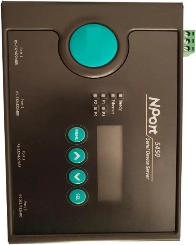 Alt view image 2 of 5 - 4-Port RS-232 RS-422 RS-485 Serial Server NPORT5450 Original