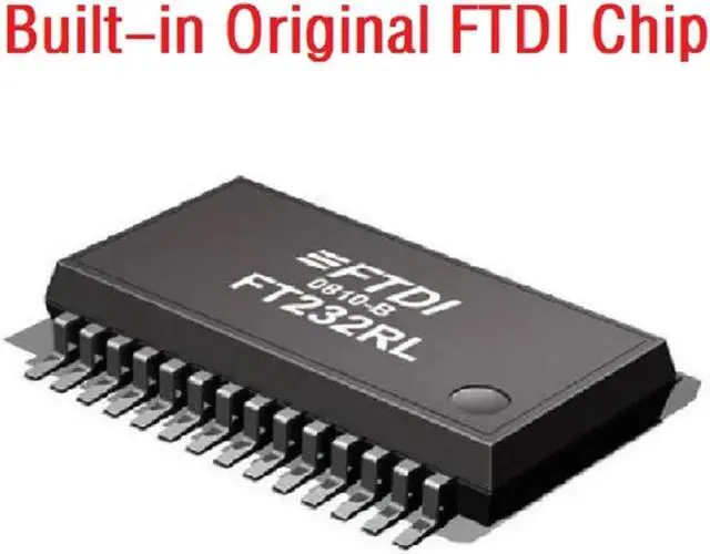 Alt view image 6 of 6 - F/;TD/;1 FT232RL USB to DIN 4 PIN MD4 Adapter RS232 Serial Communication Cable Compatible with The ESTUN EP PLC to PC EP2S-232P0-9F-150 KABLE(3m,USB-MINI DIN)