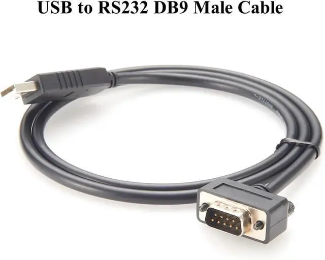 Alt view image 2 of 5 - USB to RS232 Serial Cable Converter with FT232 Chipset USB to DB9 Male RS232 Converter Cable Compatible with The PLC 11,10, 8, 7, Vista(PCM-KW-480)