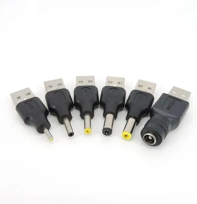 Alt view image 4 of 7 - 1pc USB Type A Male to DC 2.5x0.7 3.5x1.35 4.0x1.7 5.5x2.1 5.5x2.5 Male 5.5x2.1 Jack Female Power Adapter Connector Converter(3.5x1.35mm Male)