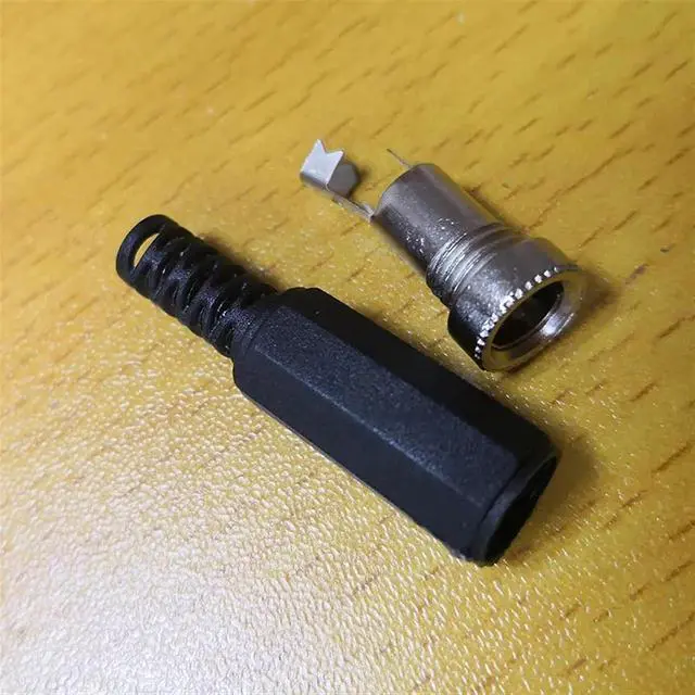 Alt view image 4 of 6 - 5/10pcs DC Female Male Connectors Power 5.5mm x 2.1mm Male Female Jack Socket Adapter Electric Wire Terminals(10 pcs DC Female)