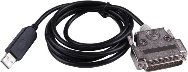 Alt view image 2 of 6 - USB to DB25 Male Printer RS232 Serial Cable Compatible with The Printer TM-T88VI TM-T88VRS232 Serial Adapter(5M)