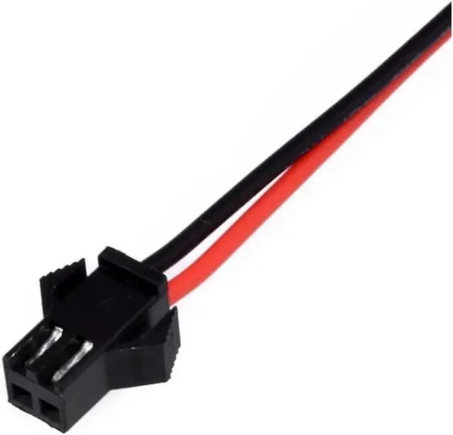 Alt view image 4 of 5 - 10Pcs SM2.54 SM 2.54mm Pitch 2P 3P 4P 5P 6P 8P 10P Male Female p/Lug Jack JST Wire Connector 26AWG Cable Adapter(Female Head,20CM_10P 10PCS)