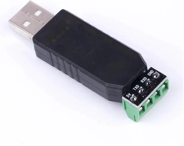 Alt view image 3 of 4 - USB 2.0 RS 232 RS232 Converter Adapter Cable 4 Pin Serial Port Chip TX RX GND VCC 5V Module Support Win10/8/Vista/Android