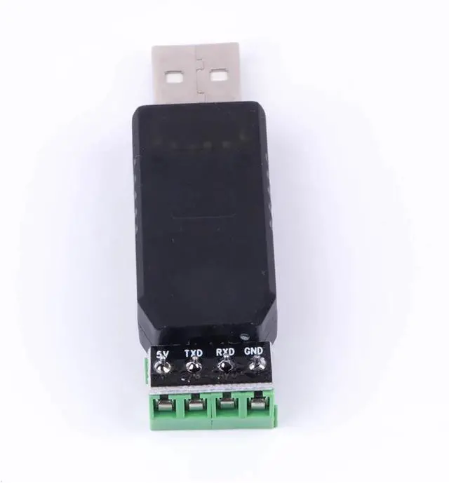 Alt view image 4 of 4 - USB 2.0 RS 232 RS232 Converter Adapter Cable 4 Pin Serial Port Chip TX RX GND VCC 5V Module Support Win10/8/Vista/Android