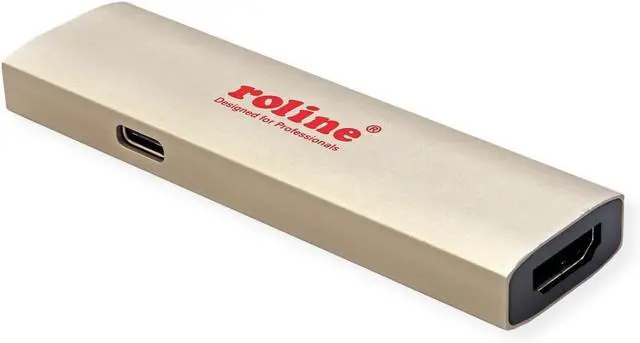Main image of ROLINE Gold Adapter USB Type C - HDMI, BU/BU, PD (60W)