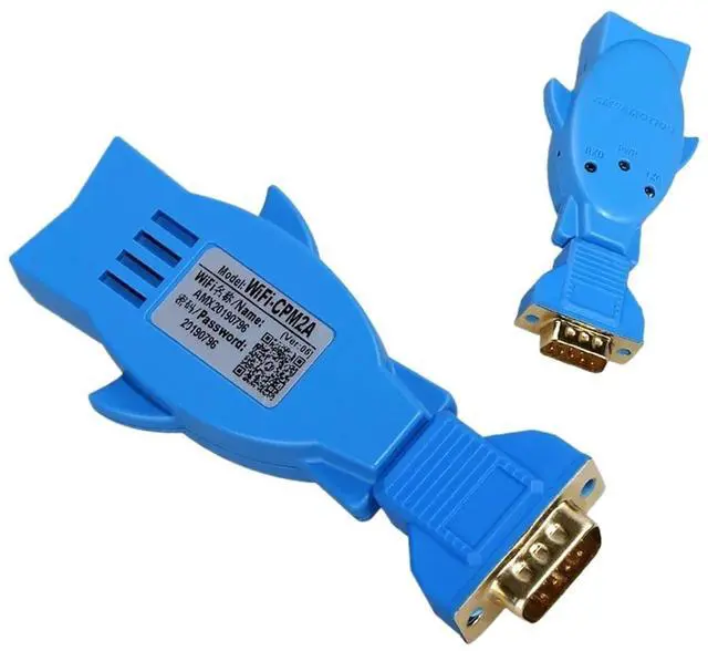 Alt view image 2 of 7 - Wireless Programming Adapter WIFI-CPM2A for CQM1/CPM2C/CJ1M C200HE/HG/HX RS232 PLC Download Cable Replace USB-XW2Z-200S-CV(LAN Version)