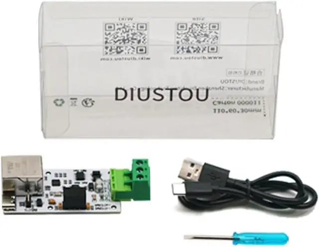 Alt view image 5 of 5 - Serial Port to ETH Ethernet (RJ45) Module Digitally&Power Isolated USB a to RJ45 Converter Module Interface TTL RS232 RS485 to ETH RJ45 Network Port (RS485 to ETH)