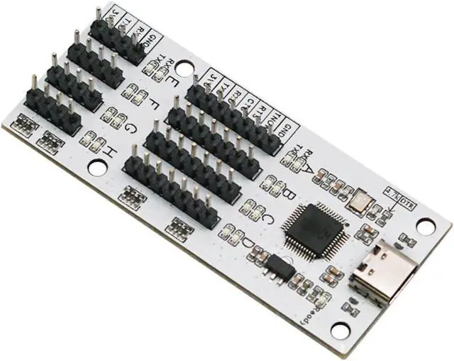 Alt view image 4 of 6 - USB to TTL 8-Way Serial CH348 Independent Control Chip Serial Adapter Interface Converter Port USB to UART 8-Way TTL Serial Port COM Work independently Without Interfering