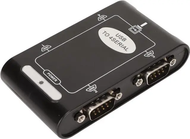 Main image of USB to Serial Adapter, Com Reserved Function, 4 RS232 Ports, Compact Design Compact Design, USB to RS232 Adapter, Windows Compatible Suitable for Notebook Computers