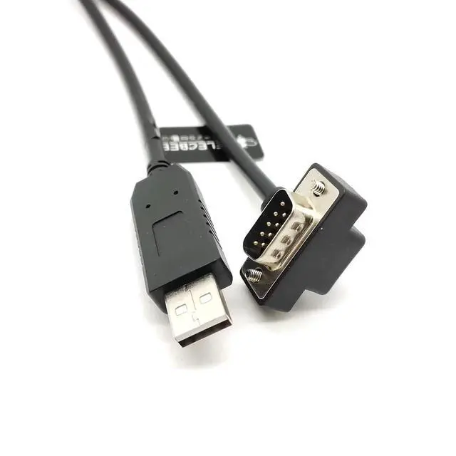 Alt view image 2 of 3 - Elecbee Prolific USB to RS232 Serial Adapter, DB9 D-sub 9-Pin Male Right Angle, Type A Straight Male