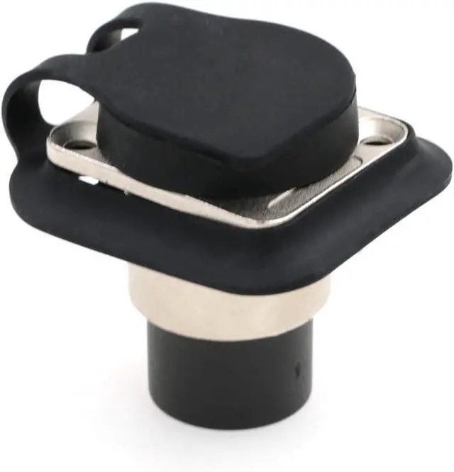 Alt view image 5 of 7 - SZRMCC USB 3.0 Panel Mount Connector 5pcs USB Female Socket Waterproof Round Cable Coupler Pass Through Connector Extension Adapter with Dust Cap