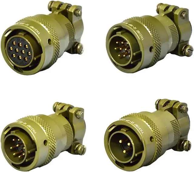 Alt view image 2 of 7 - 1 Set of 3 8 10 14 pin Korea Connector YH3116F12-8P YH3112E12-8S Male and Female Wiring Connector YH3112E12-10S(Color:8p Female D)