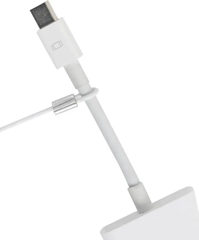Alt view image 3 of 6 - Cable Organization, DIY Tether Kit - Customizable Cable Tethers for Computers, Adapters & Dongles - Easy Self Installation Tether Cables with Free Crimping Tool (White 30 Pk, 12 inch)