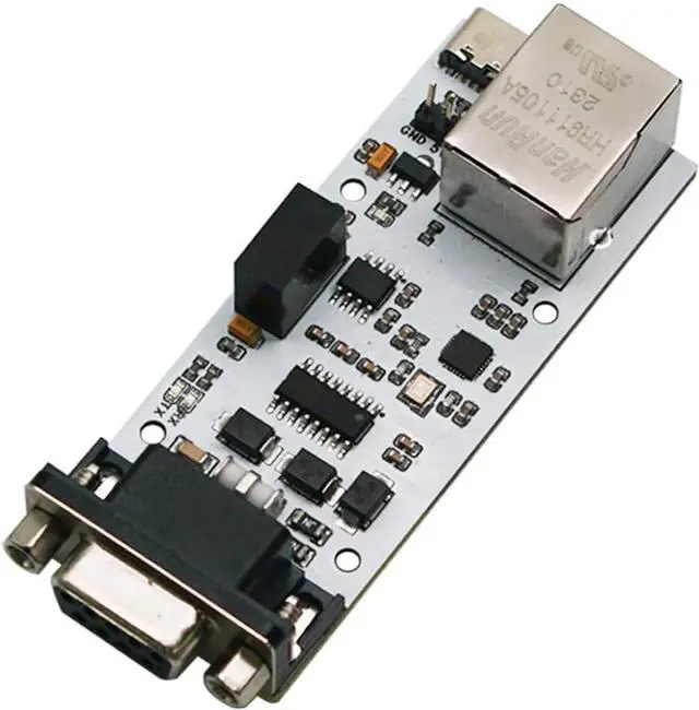 Main image of Serial Port to ETH Ethernet (RJ45) Module Digitally&Power Isolated USB to RJ45 Converter Module Interface TTL RS232 RS485 to ETH RJ45 Network Port (RS232 to ETH)