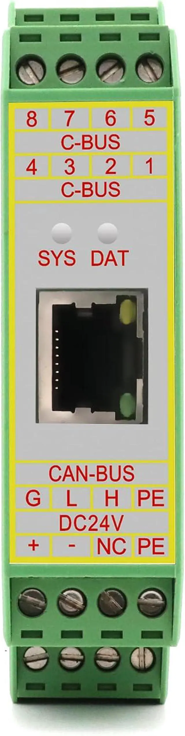 Alt view image 4 of 4 - SINOPED GCAN-205 Can to Modbus TCP Slave Converter Canbus Date Reader Gateway Conversion Module Support J1939 Protocal (GCAN-205)