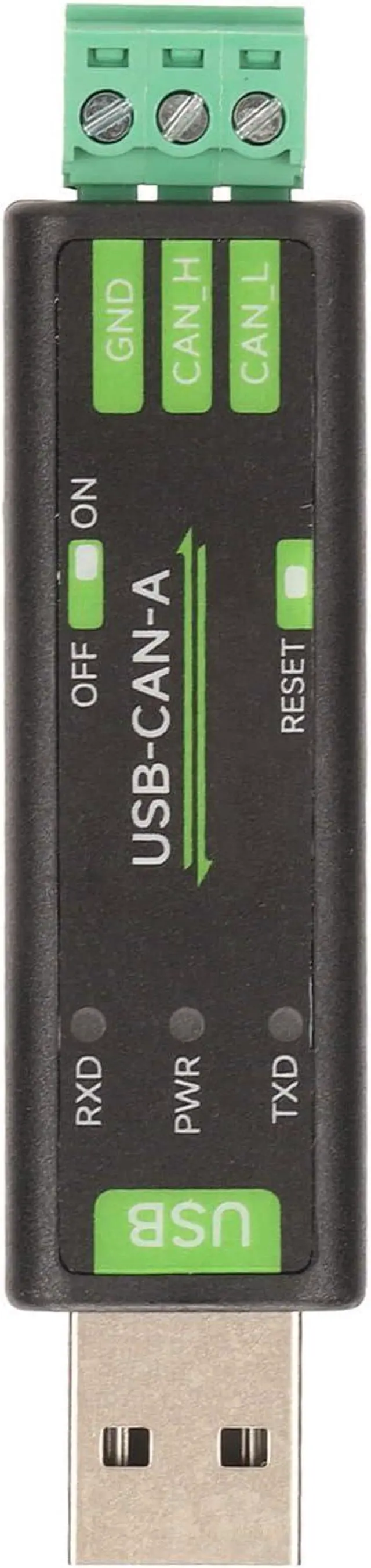 Alt view image 3 of 7 - USB to Can Adapter Intelligent Data Collection for Computer Analyzer USB to Can for Bus Monitoring Suitable for XP, 7, 8, 10, 11 ABS