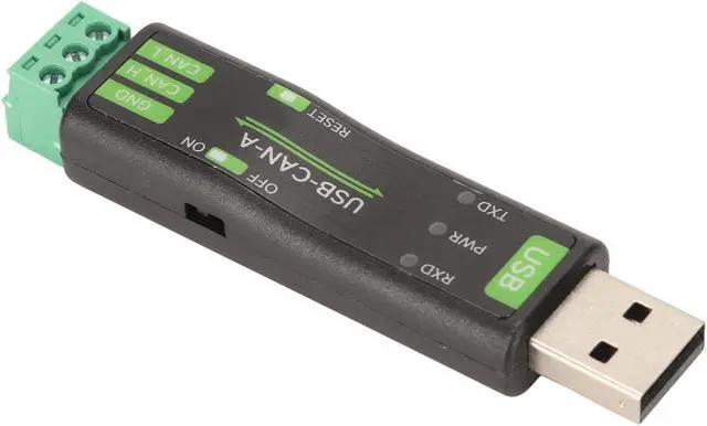 Alt view image 4 of 7 - USB to Can Adapter Intelligent Data Collection for Computer Analyzer USB to Can for Bus Monitoring Suitable for XP, 7, 8, 10, 11 ABS