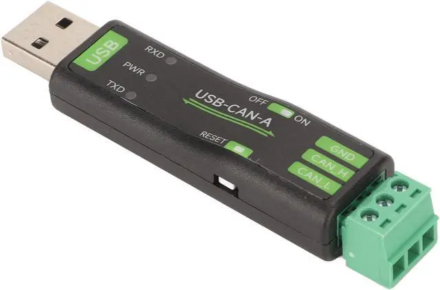 Alt view image 5 of 7 - USB to Can Adapter Intelligent Data Collection for Computer Analyzer USB to Can for Bus Monitoring Suitable for XP, 7, 8, 10, 11 ABS