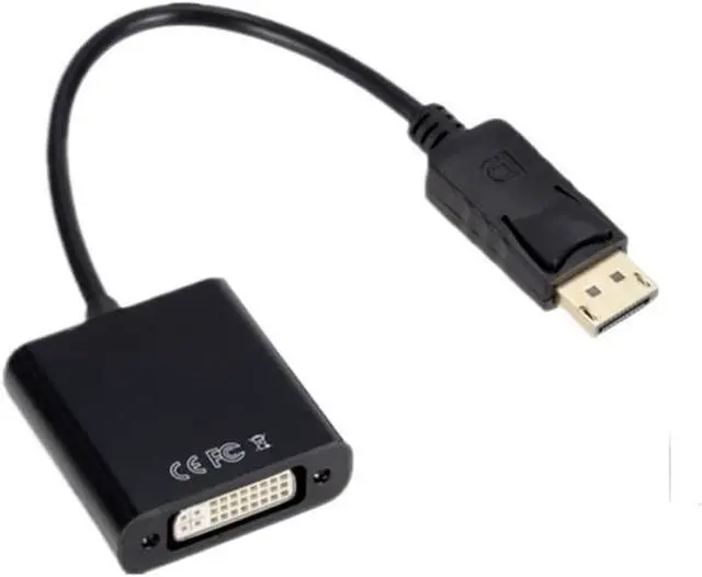 Alt view image 4 of 6 - LccKaa DisplayPort Display Port DP to DVI Adapter Cable Male to Male Converter for PC Computer HDTV M>oni>tor Projector(DP to DVI 1.8m)