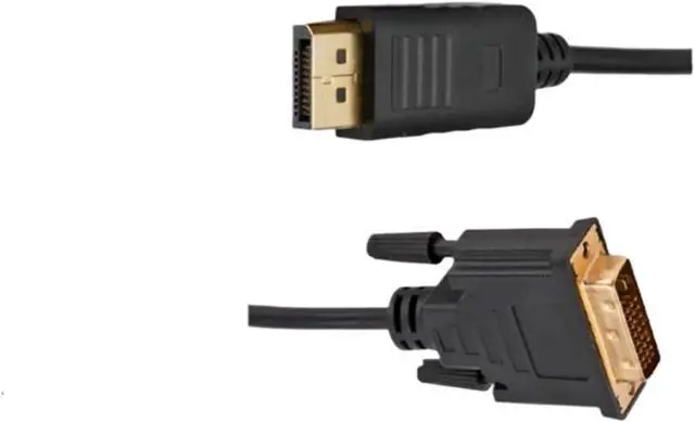 Alt view image 3 of 6 - LccKaa DisplayPort Display Port DP to DVI Adapter Cable Male to Male Converter for PC Computer HDTV M>oni>tor Projector(DP to DVI 1.8m)
