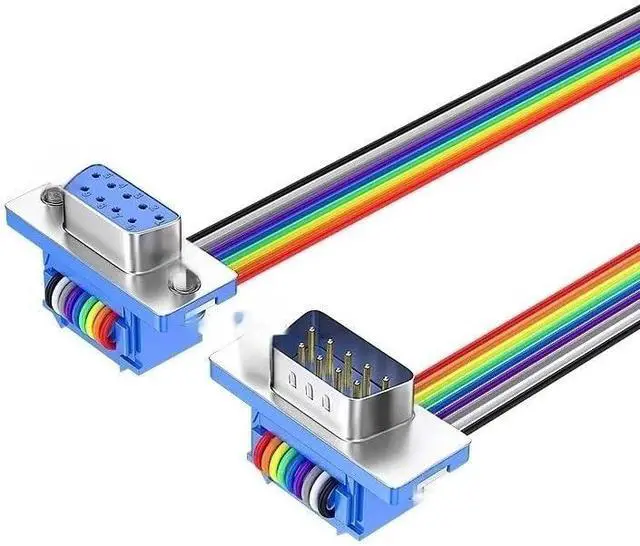 Alt view image 2 of 3 - 1Pcs D-SUB DB9 DB15 DB25 DB37 DIDC 9 15 25 37Pin Male Female D-SUD Serial Port Connector Adapter RS232 COM Cable(DB37 F to F,40cm)