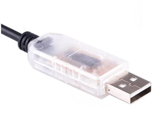 Alt view image 4 of 7 - RS485 Converter Cable Chip to 4 Wires 6 Cores End Connector Wiring Pinout USB Serial RS485 Cable Support Ard-uino Win10 Win8 (Size : 6ft, Color : Black Shell 4 Wires)