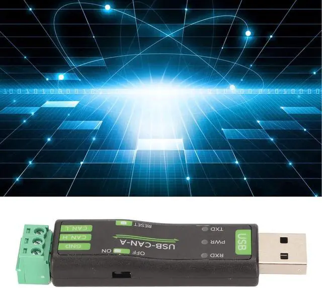 Alt view image 7 of 7 - USB to Can Adapter Intelligent Data Collection for Computer Analyzer USB to Can for Bus Monitoring Suitable for XP, 7, 8, 10, 11 ABS
