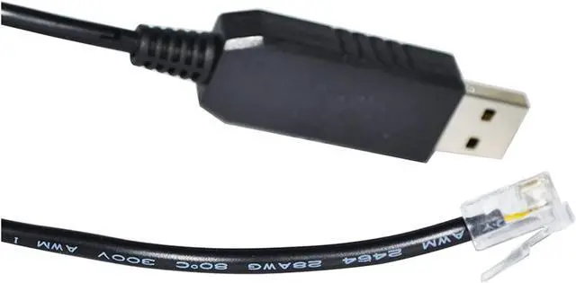 Alt view image 2 of 3 - Industrial F1T`D2I FT232RL CHIP USB to RS485 RJ11 RJ12 Adapter Converter Serial Communication Cable Fit Fit Compatible RS485 Host Computer KABLE(1.8M)