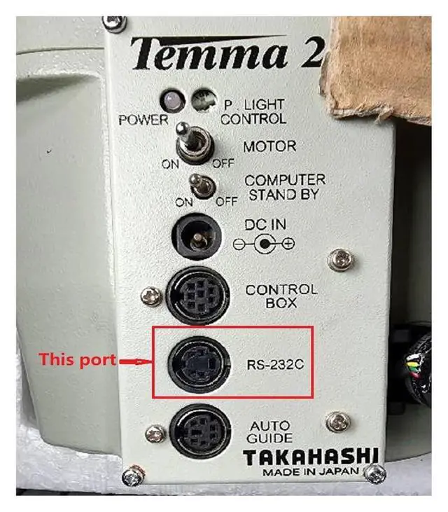 Alt view image 5 of 5 - FT232RL USB to MINI DIN 4 PIN MD4 Adapter RS232 Serial Communication Cable for TAK~HASHI TEMMA Connection to PC(1.8m,DB9-MINI DIN)