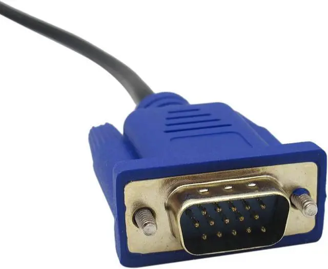 Alt view image 4 of 6 - 2025 Updated 10pcs HDMI to VGA Cable Adapter, Gold-Plated Male to Male Cord for PC/Monitor/Projector/HDTV, 6 Feet/1.8 Meters,Pack of 10