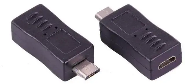 Main image of 100pcs/lot Micro USB Connector Coupler 5 Pin Micro USB 2.0 Male Plug to Female Jack Socket Extension USB Adapter