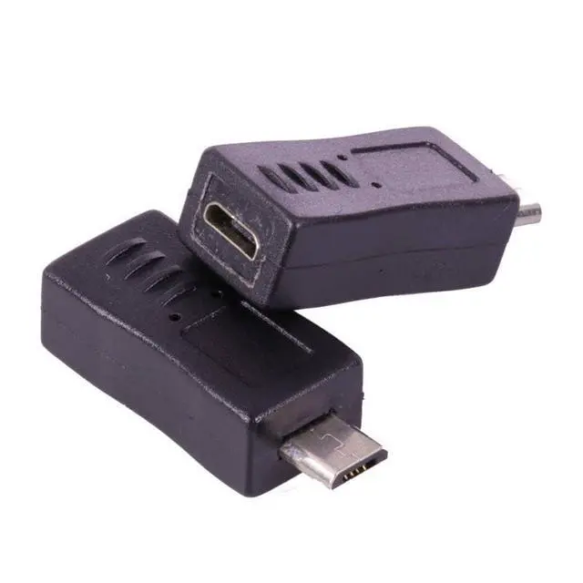 Alt view image 4 of 6 - 100pcs/lot Micro USB Connector Coupler 5 Pin Micro USB 2.0 Male Plug to Female Jack Socket Extension USB Adapter
