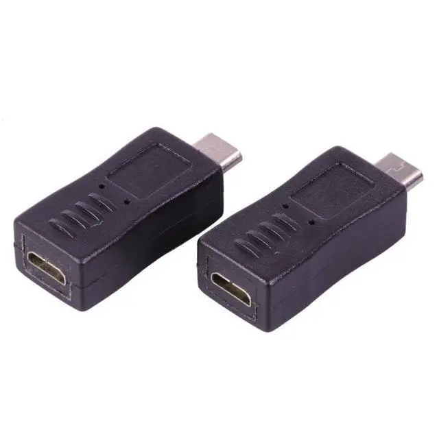 Alt view image 5 of 6 - 100pcs/lot Micro USB Connector Coupler 5 Pin Micro USB 2.0 Male Plug to Female Jack Socket Extension USB Adapter