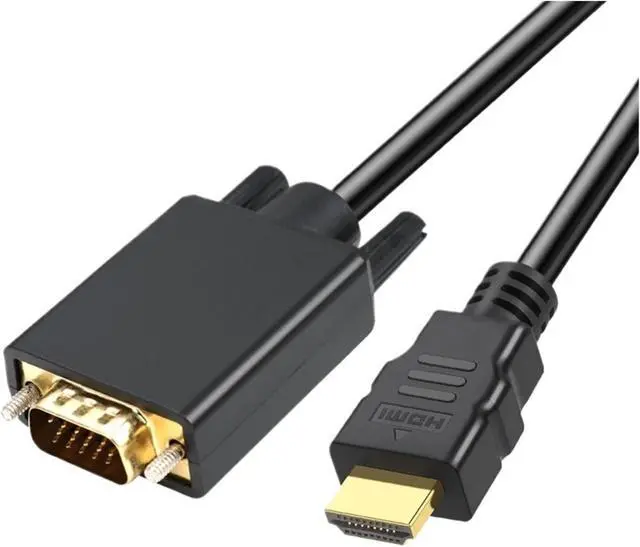 Alt view image 2 of 5 - Black HDMI to Cable, HDMI Male to Male Adapter Plated 080P HD Video Cord for Computer, Desktop, PC