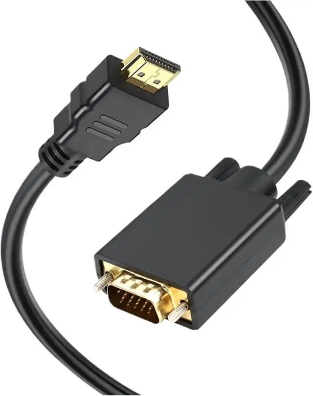 Alt view image 3 of 5 - Black HDMI to Cable, HDMI Male to Male Adapter Plated 080P HD Video Cord for Computer, Desktop, PC