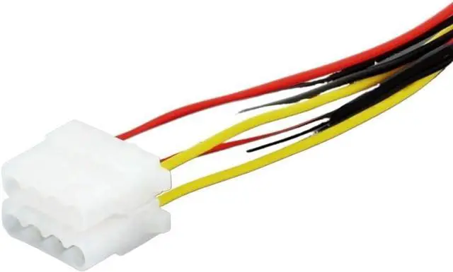 Alt view image 4 of 6 - KUNSR SATA Male to IDE 4Pin Model Female Power Supply Computer Cable Extention Hard Drive Cable Sata 1 to 2 4PIN