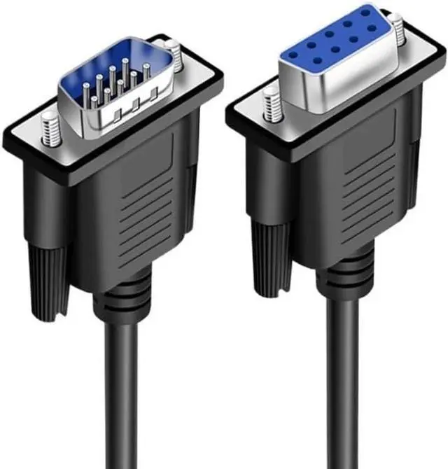 Main image of Db9 Serial Port Line Rs232 Cable Connecting Line Adapter Male to Male/Female Cross Data Line Extension Cable Ja-ck Adapter 1m-20m(5m,1-1 Male to Female)