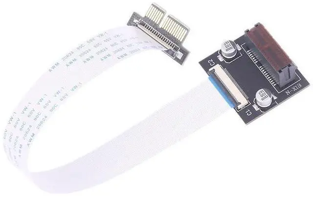 Main image of Pci-e1X FPC PCI-E 1X Riser Extension Single Slot High Speed Cable with PCI - E X1 Extension Cord Pci-e 1x Riser Cable