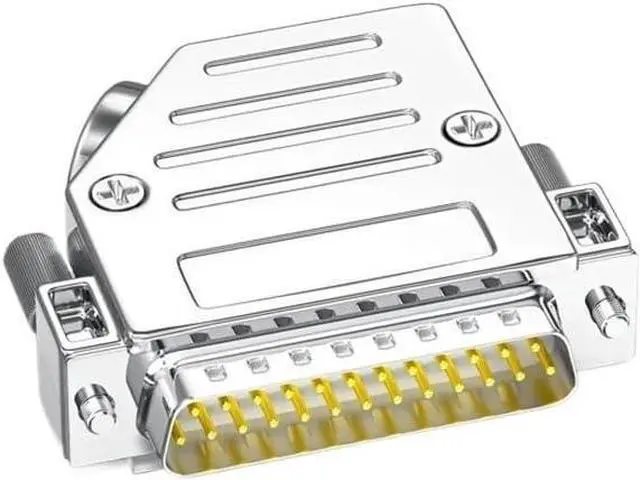Main image of DB25 D-SUB Parallel Port Terminal Plug 45 Degree Angled Outlet ho/*le 25pin Industrial Grade Male Female Gold-Plated Connector(SM-N)