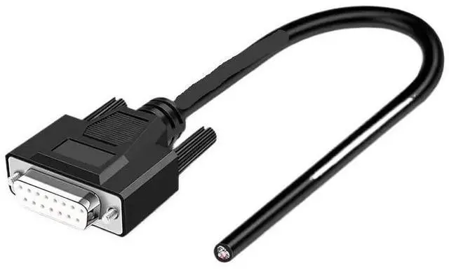 Main image of RS232 Connector Cable 24AWG 9/15/25 Pin Soldering-Free Signal Line Male Female DB15 DB25 Serial Port Plug Shielded Data Wire(DB15 Female,0.5M)
