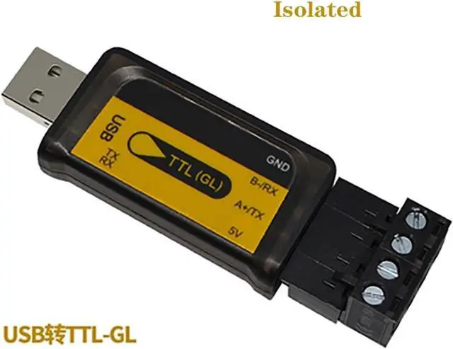 Alt view image 2 of 6 - CH340 USB to RS232 TTL RS485 Isolated Serial Adapter Module Converter(USB to TTL Isolated)